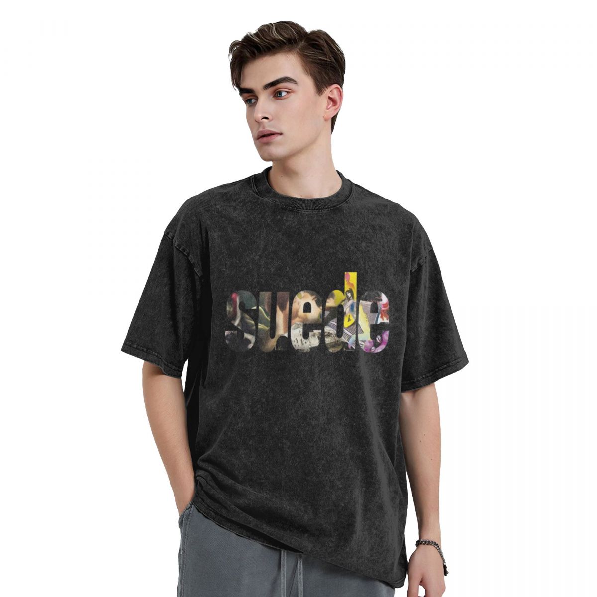 Summer Clothing London - Londra süet bant T-Shirt çabuk kuruyan