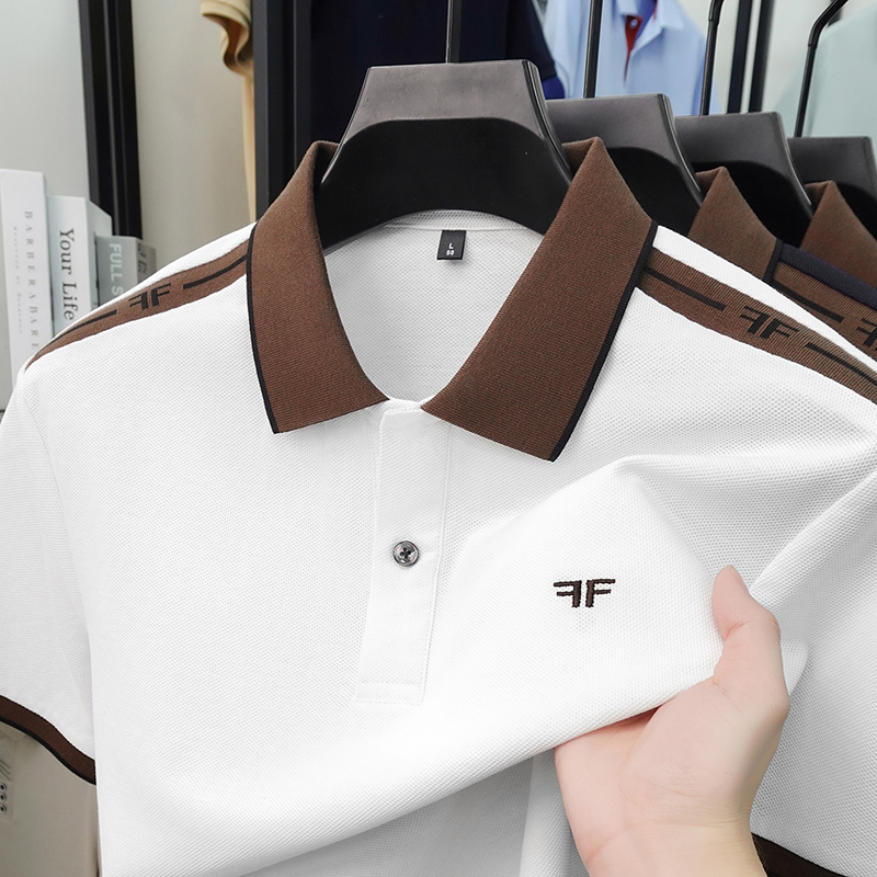 Summer Light Clothing - Hafif Lüks Erkek İşlemeli Polo Gömlek
