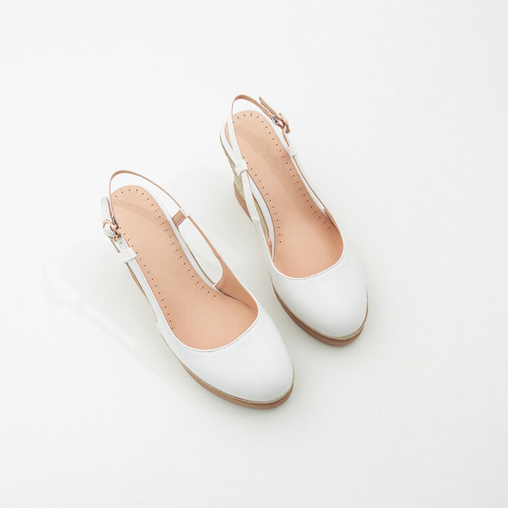 Espadrille Sandal Women - Kadın T‑Askılı Dolgu Topuklu Sandalet Siyah