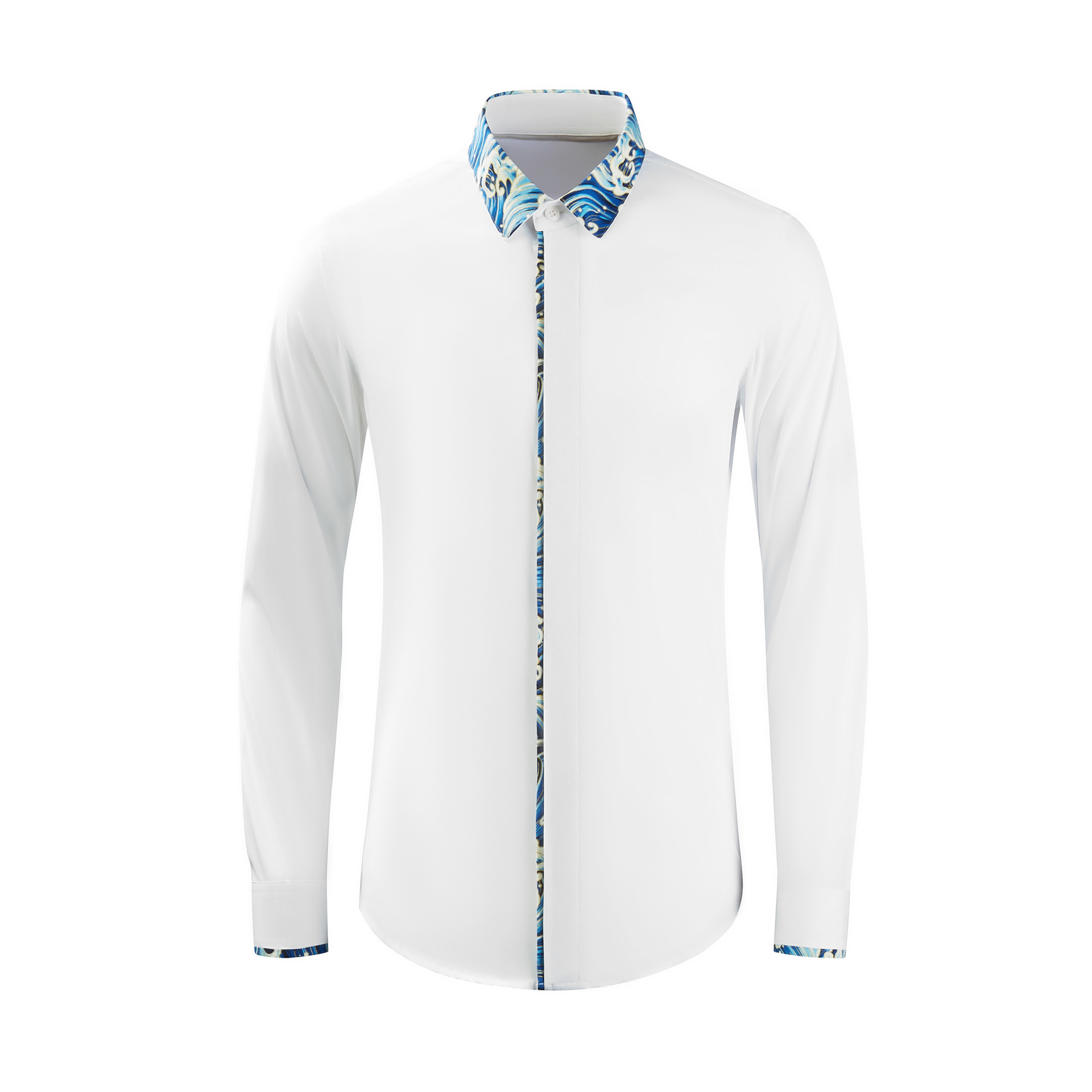 Summer Clothing Release - Dalga desenli etnik karakteristik gömlekli yeni