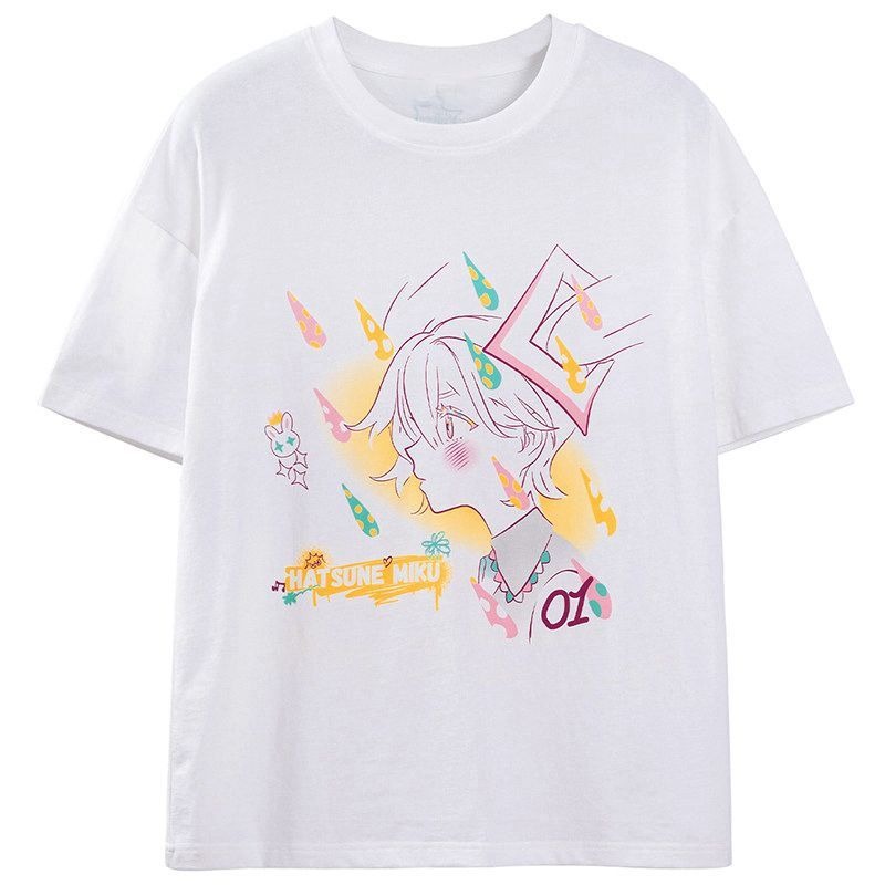Japan Summer Festival Clothing - Yeni Hatsune Miku tişört kısa kollu