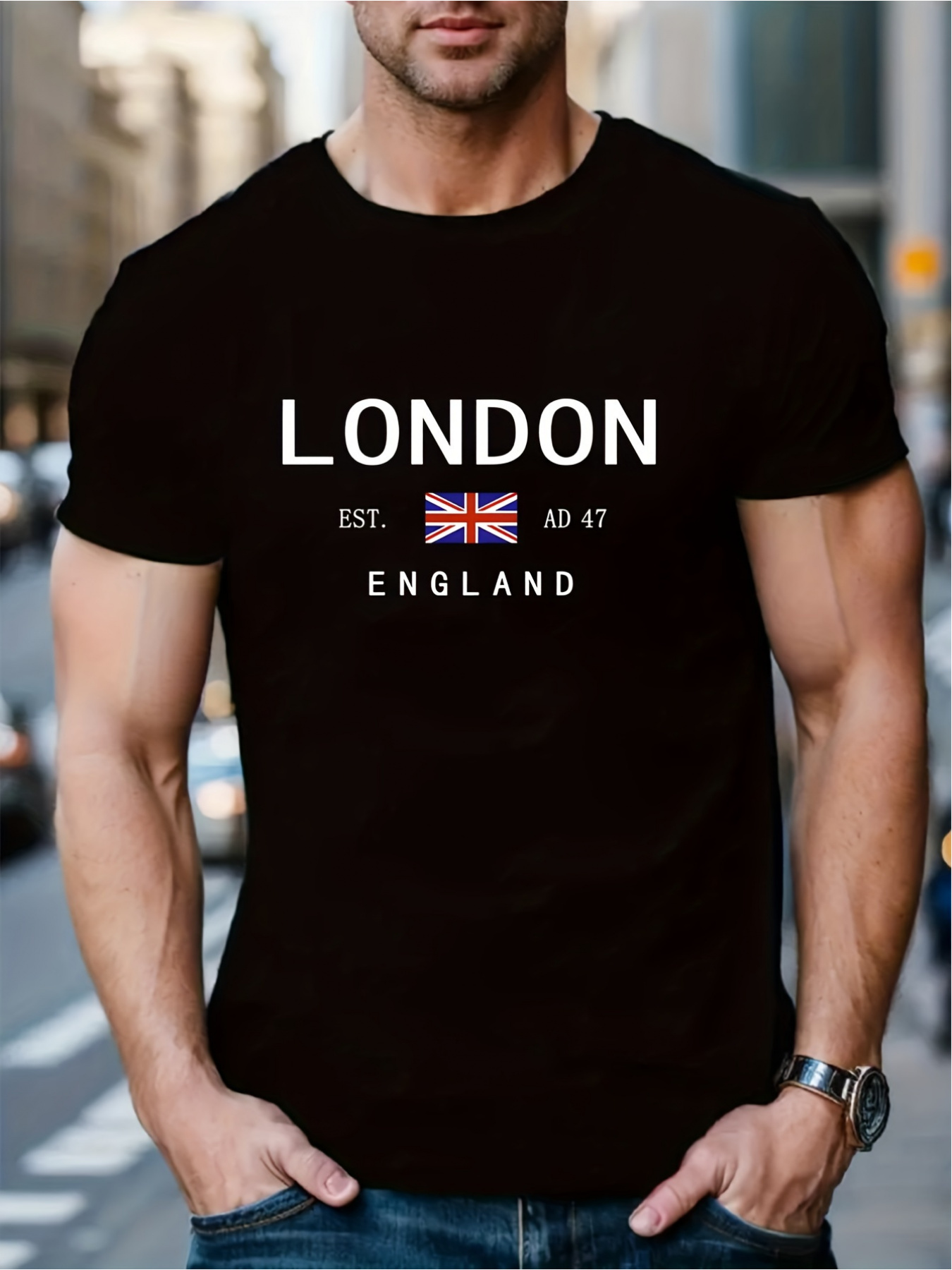 Summer Clothing London - Londra İNGİLTERE Baskı Erkek Kadın T-shirt