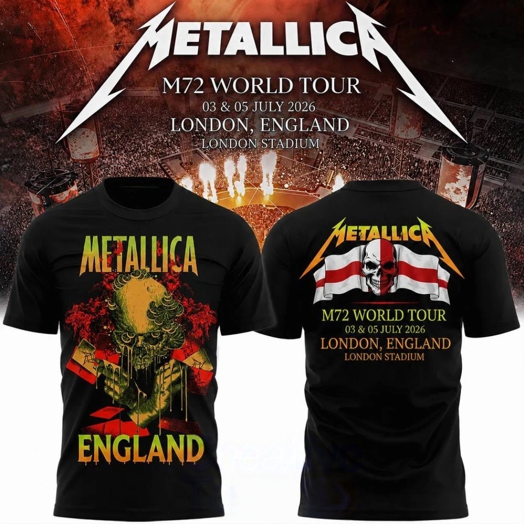 Summer Clothing London - Metallica 2026 M72 Dünya Turu Londra