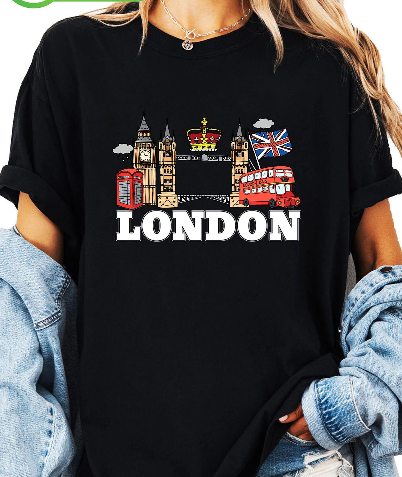 Londra Alfabesi Desen Baskılı  - Summer Clothing London incelemesi ve fiyatı