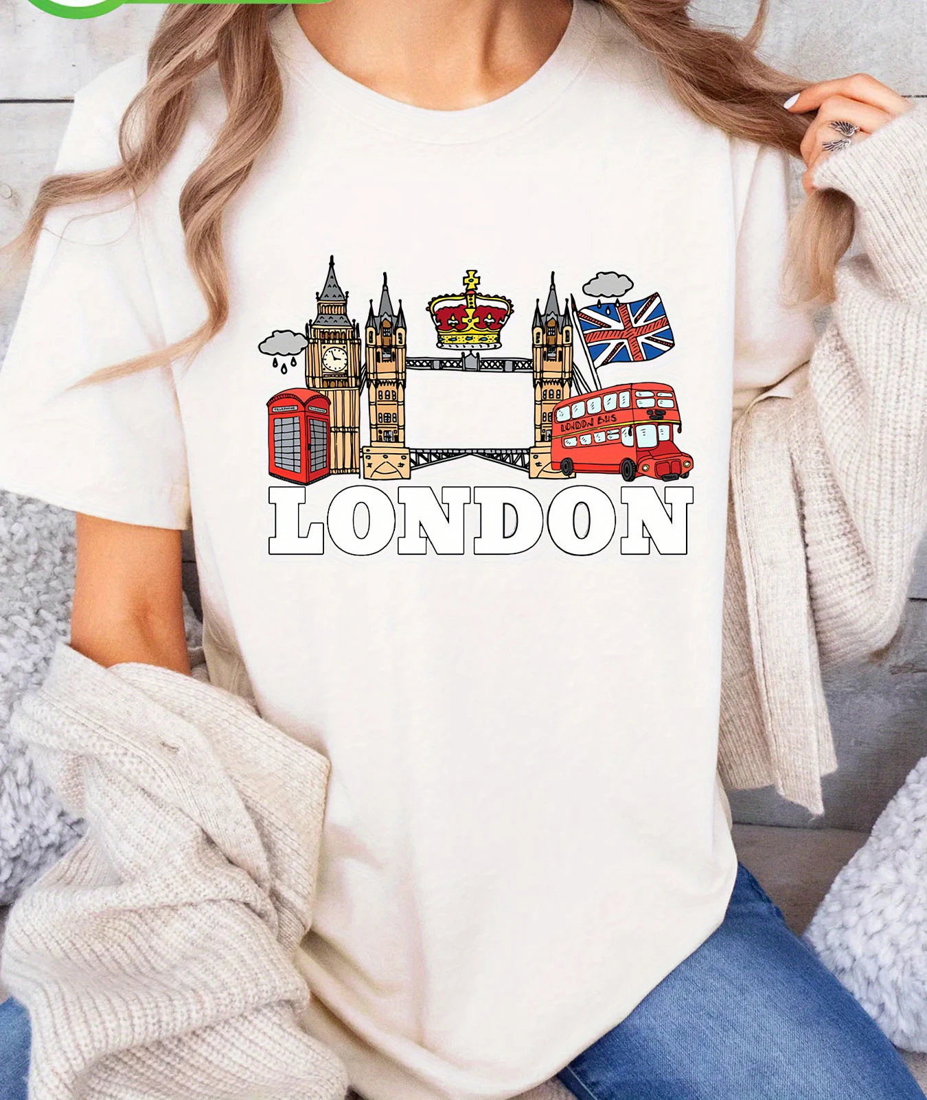 Londra Alfabesi Desen Baskılı  - Summer Clothing London incelemesi ve fiyatı