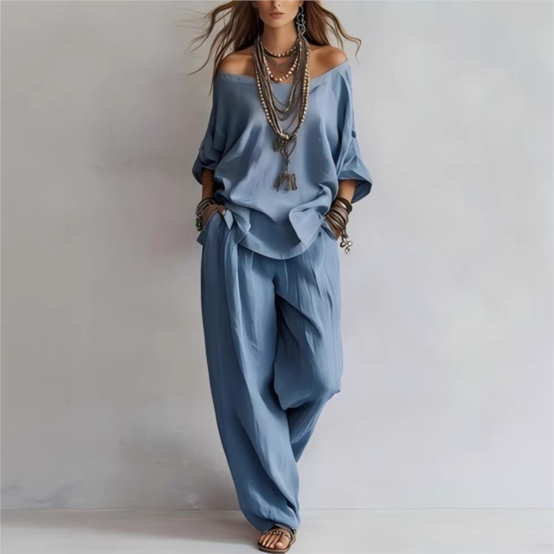 Yazlık Yeni Günlük Bol Keten K - Summer Clothing Set For Girls incelemesi ve fiyatı