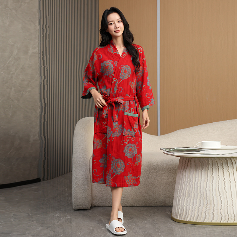 İlkbahar Yaz Pamuklu Çift Katm - Summer Gauze Clothing incelemesi ve fiyatı