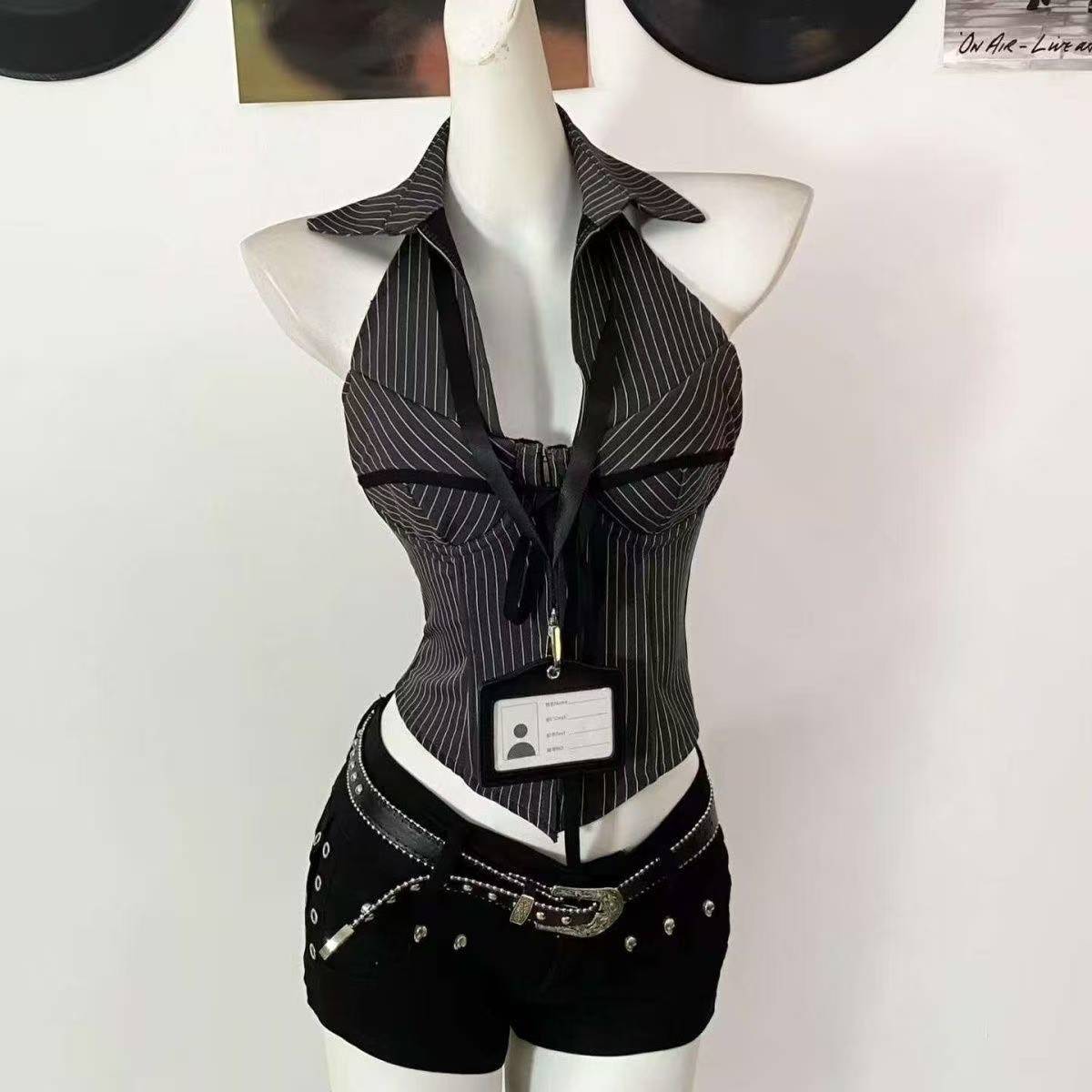 Amerikan Stili Y2K Vintage Şor - Summer Clothing Set For Girls incelemesi ve fiyatı
