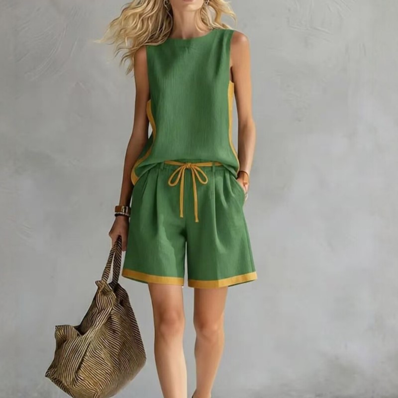 2026 Yaz Yeni Kolsuz Yelek Şor - Summer Clothing Set For Girls incelemesi ve fiyatı