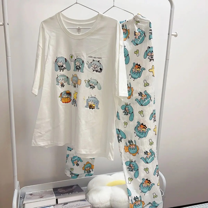 Yeni Hatsune Miku pijama yaz s - Japan Summer Festival Clothing incelemesi ve fiyatı