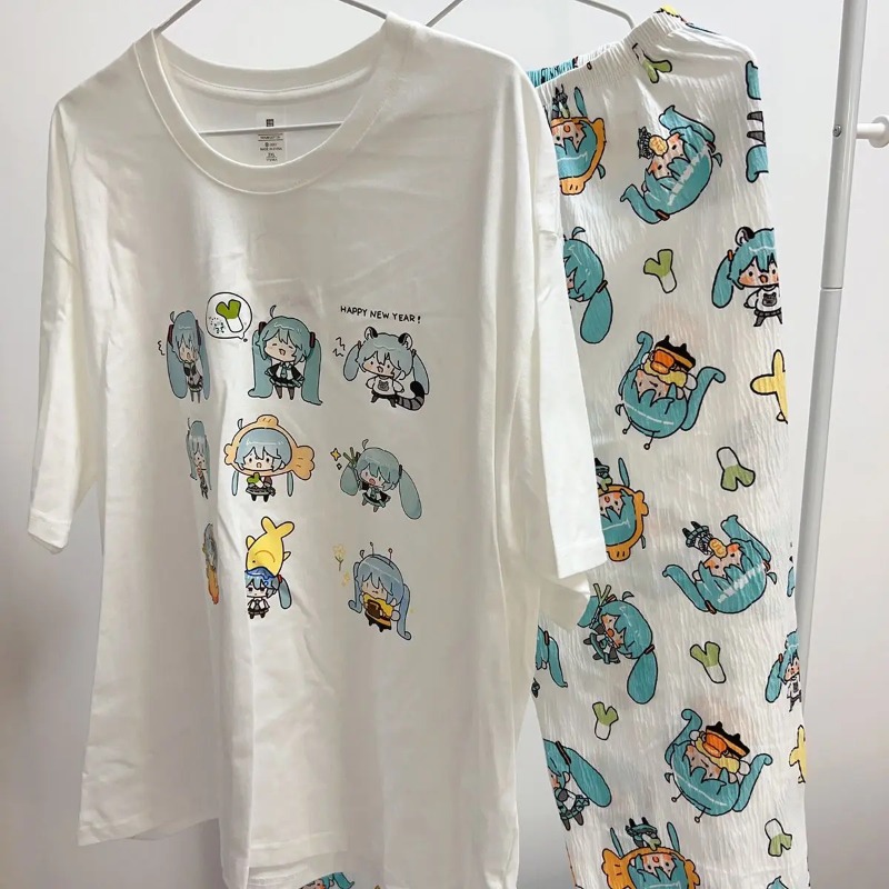 Yeni Hatsune Miku pijama yaz s - Japan Summer Festival Clothing incelemesi ve fiyatı