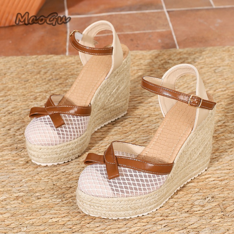 Size42 kadın Örgü Yay Espadril - Espadrille Sandal Women incelemesi ve fiyatı