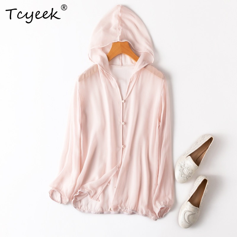 Tcyeek 100% Gerçek Dut Ipek Ka - Summer Clothing Tops incelemesi ve fiyatı