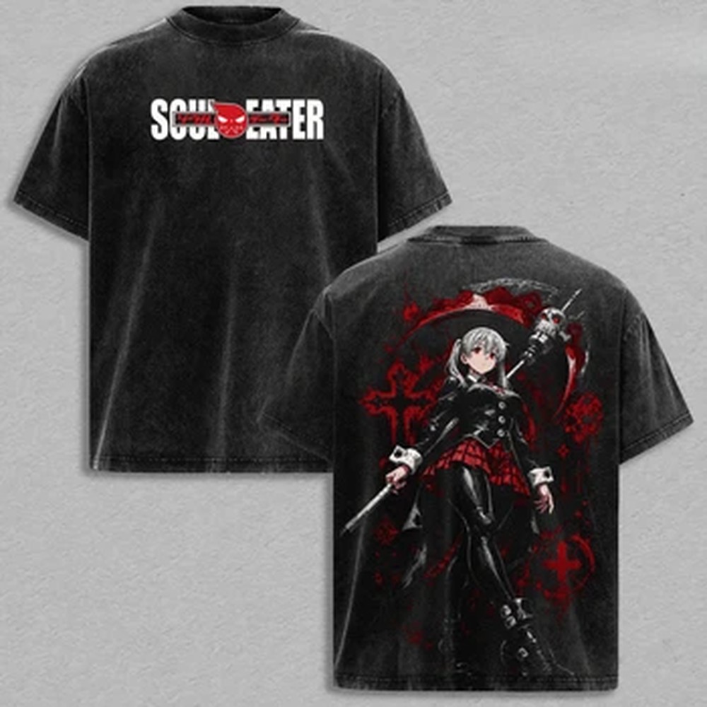 Anime Soul Eater MAKA ALBARN T - Summer Clothing Vintage incelemesi ve fiyatı