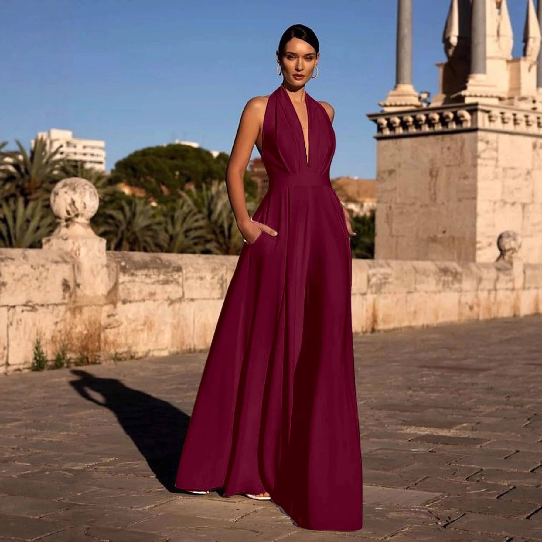 Ofis Bayan Seksi Derin V Tulum - Summer Clothing For 60 Year Old Woman incelemesi ve fiyatı