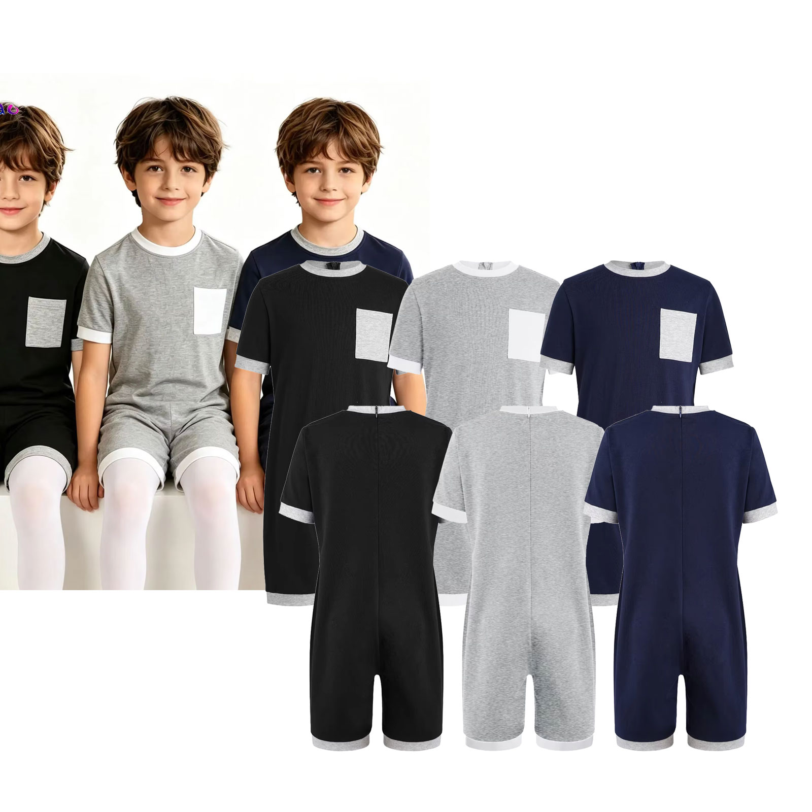 3 adet Unisex Çocuklar Özel İh - Summer Clothing Boys incelemesi ve fiyatı